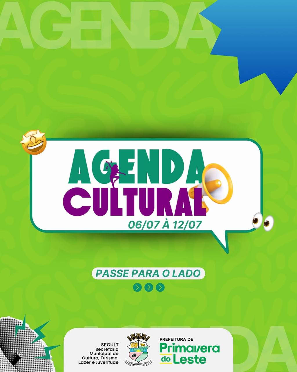 Primavera do Leste recebe programação cultural especial entre os dias 6 e 12 de julho