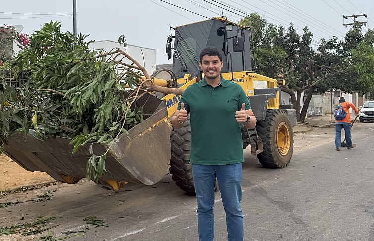 Mutirão de limpeza e serviços da prefeitura muda cara do São Cristóvão em Primavera do Leste