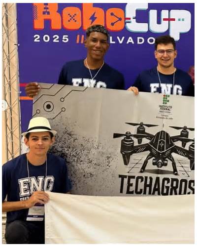 Equipe de Mato Grosso conquista 2º lugar na Copa do Mundo de robôs em Salvador