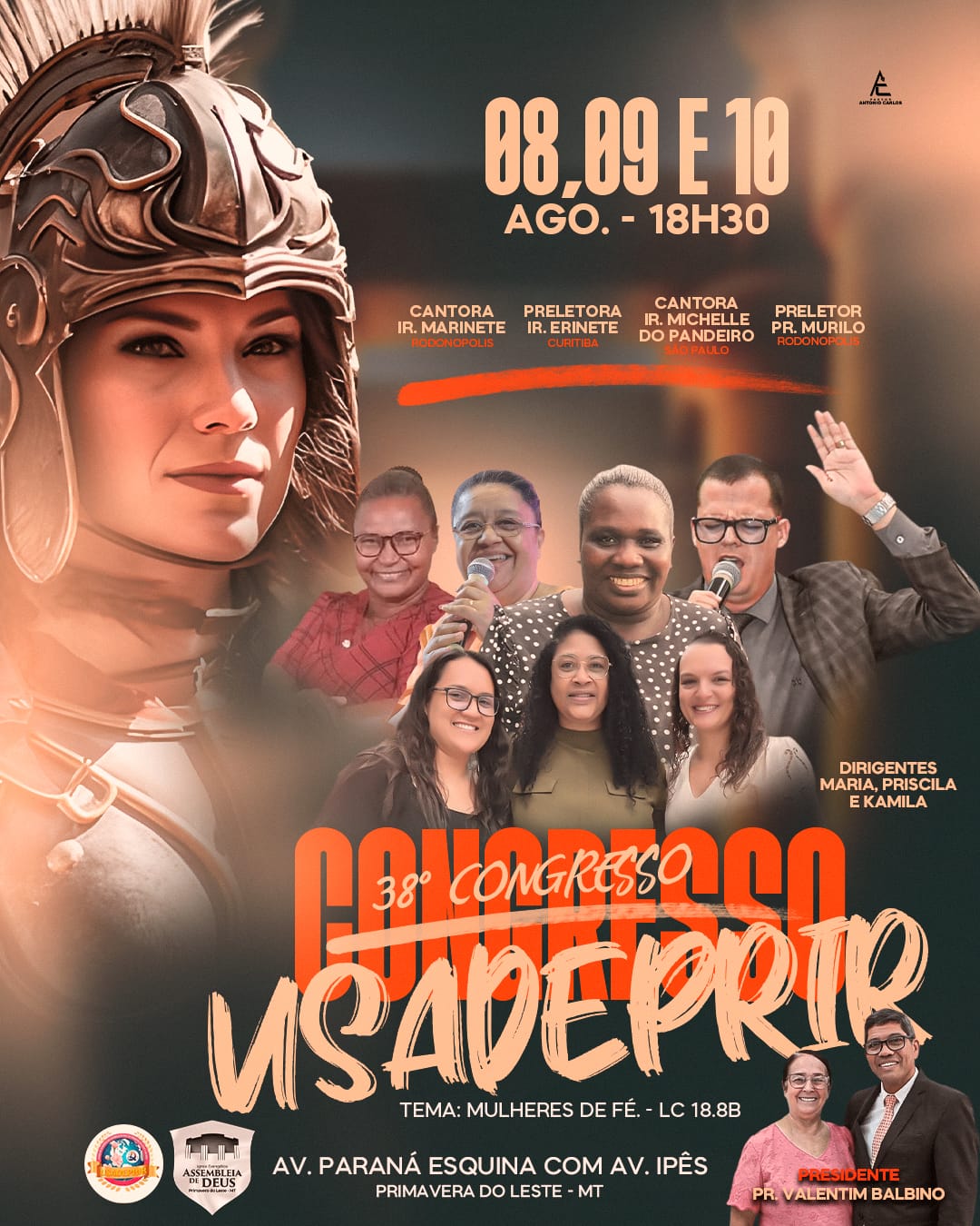 Primavera do Leste recebe o 38º Congresso da USADEPRIR com o tema 