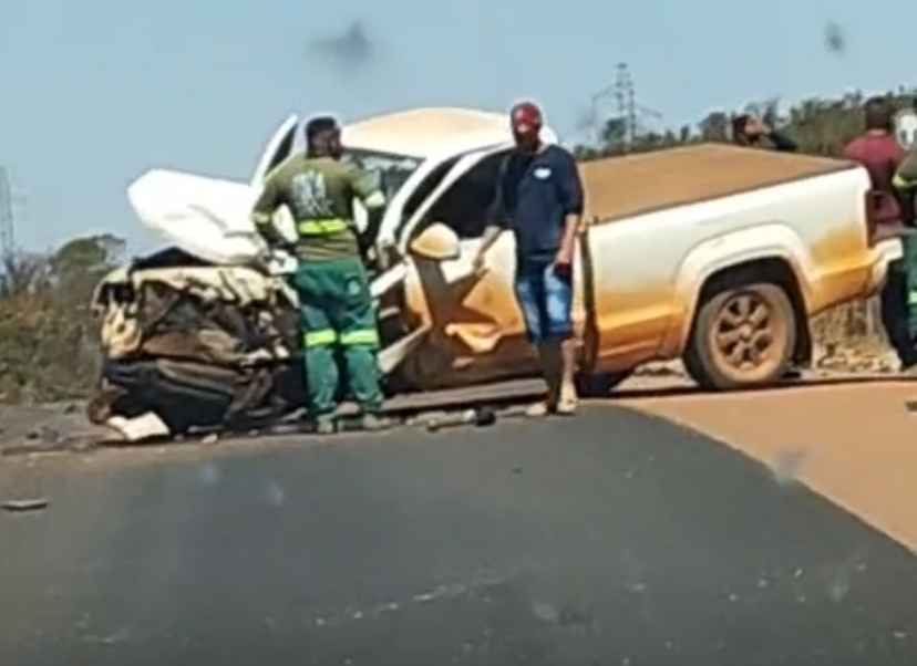 Acidente grave na MT-130 sentido Poxoreu deixa dois mortos e três feridos, sendo dois em estado grave