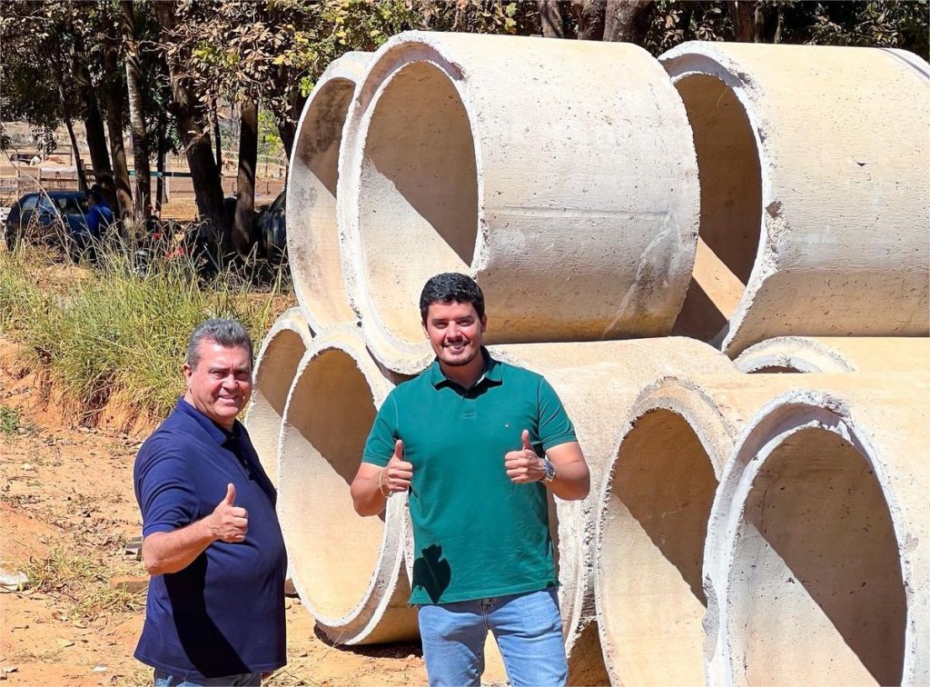 Em Primavera do Leste prefeito lança obras de drenagem e pavimentação