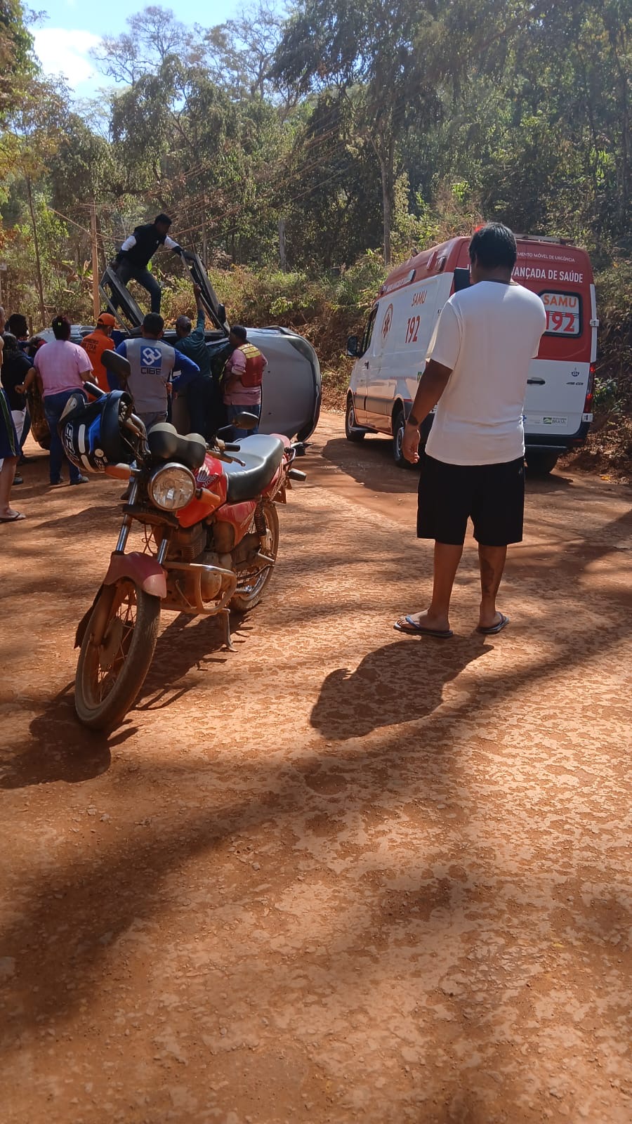 Acidente é registrado na estrada do Vale Verde em Primavera do Leste