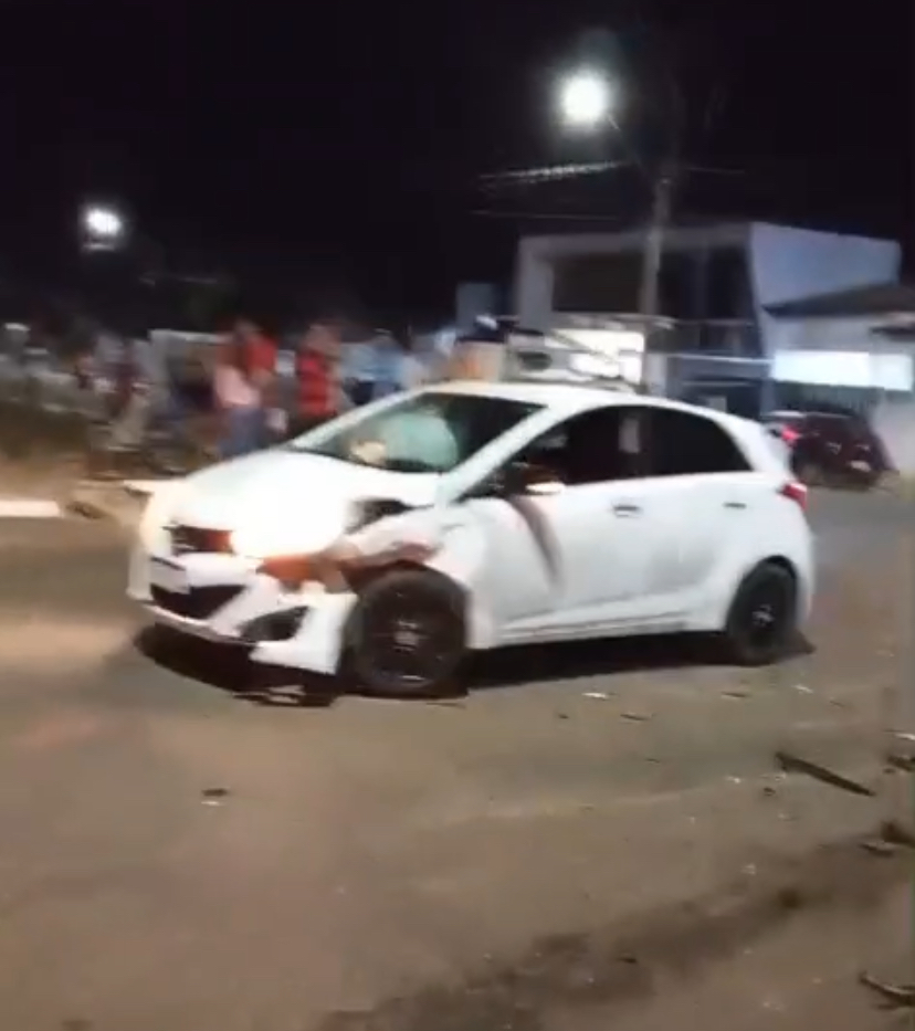 Colisão entre carros no bairro Poncho Verde deixa danos em veículos e feridos encaminhados a UPA de Primavera do Leste 