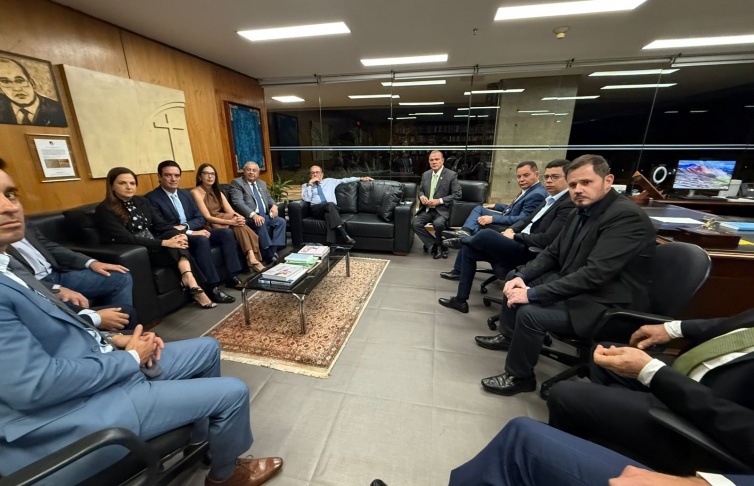 Léo Bortolin e lideranças de MT discutem Marco Temporal com Gilmar Mendes, em Brasília