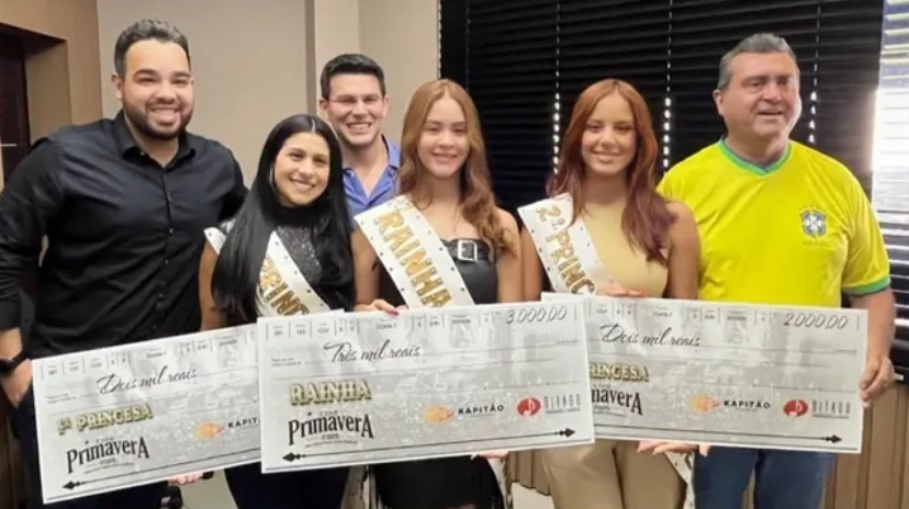 Premiação da Rainha da Expoprimavera 2025 foi pago na Prefeitura Municipal com presença das autoridades 