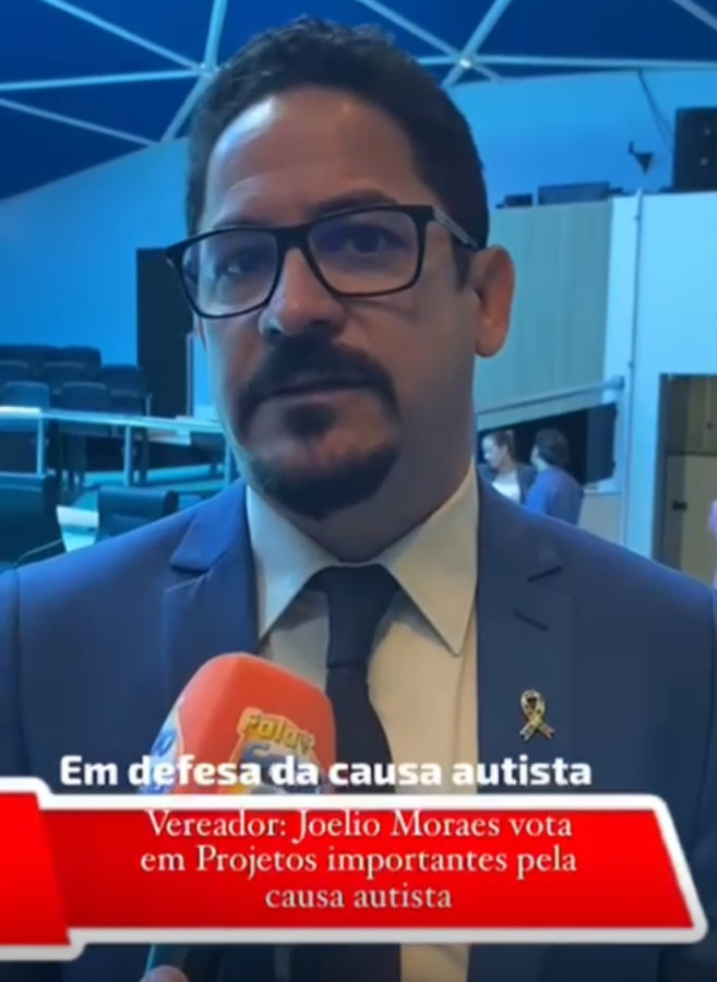 Vereador Joelio Moraes defende valorização dos profissionais da educação e atenção à causa autista em Primavera do Leste