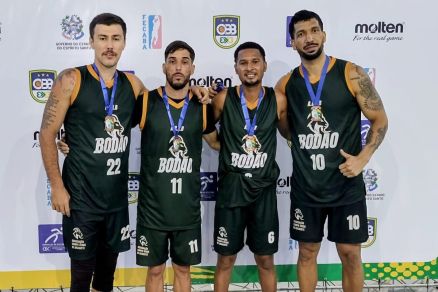 Time de MT conquista bronze no Brasileiro de Basquete 3x3