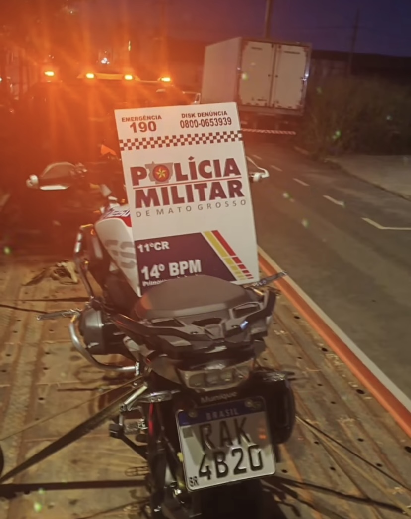 Operação Tolerância Zero recupera motocicleta BMW e diversos objetos furtados em Primavera do Leste