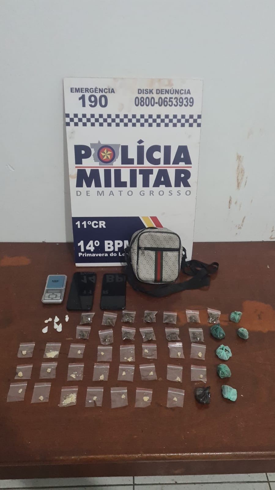 Suspeito com diversas passagens é preso por tráfico de drogas em Primavera do Leste